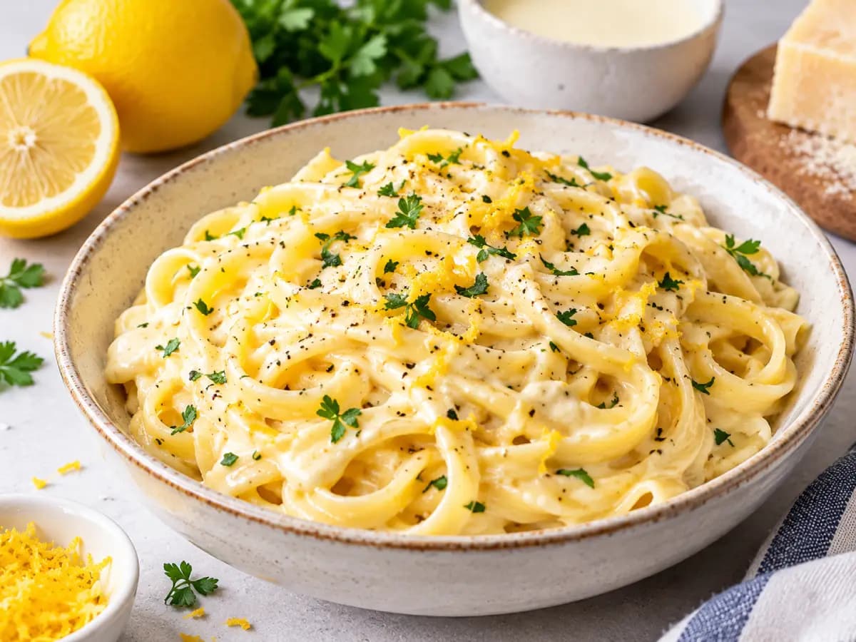 Lemon Cream Sauce for Pasta