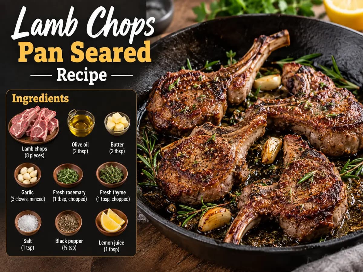 lamb chops recipe pan seared