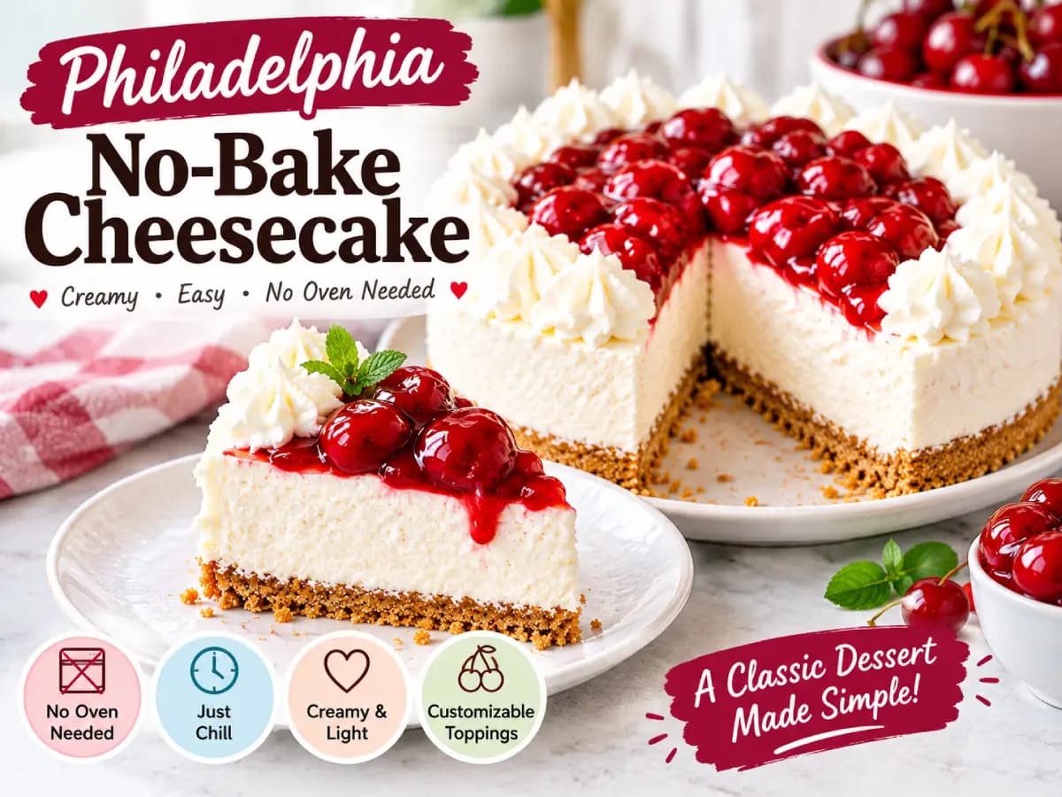 Philadelphia No-Bake Cheesecake